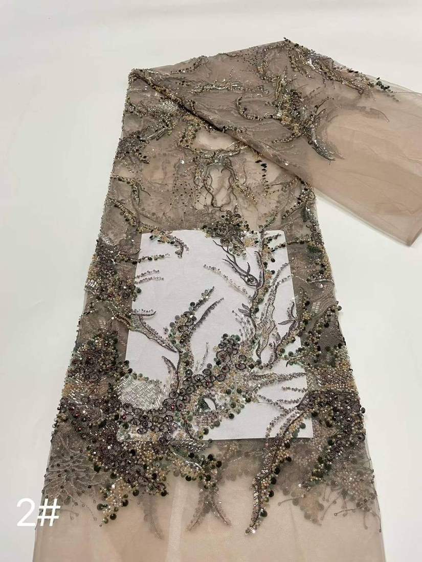 Embroidered Lace — HX-3786 — view 3