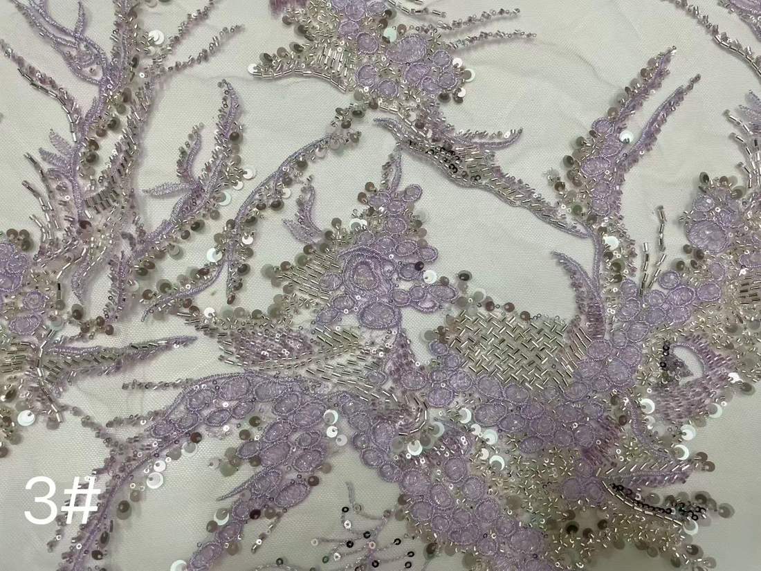 Embroidered Lace — HX-3786 — vista 4