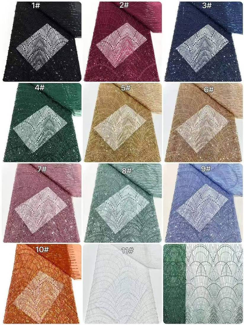 Embroidered Lace — HX-3888 — view 2