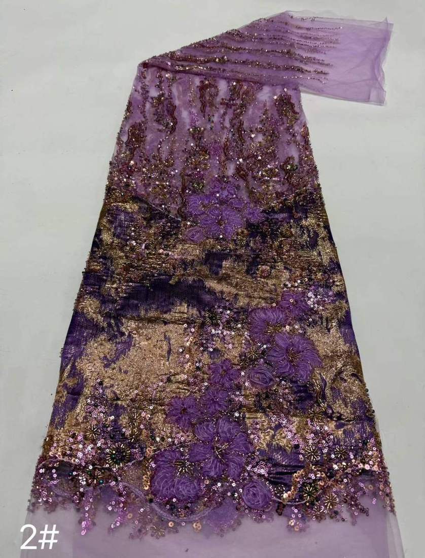 Embroidered Lace — HX-3918 — view 3