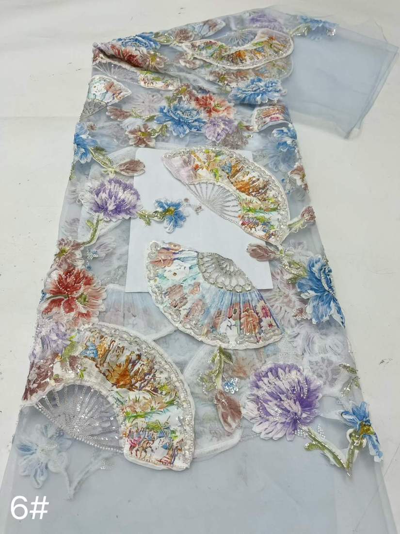 Embroidered Lace — HX-3952 — vista 4