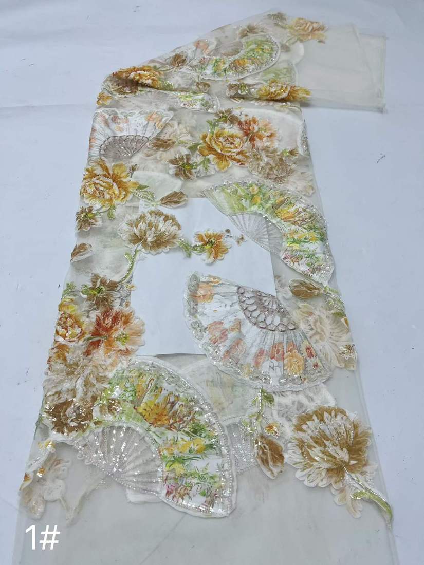 Embroidered Lace — HX-3952 — vista 8