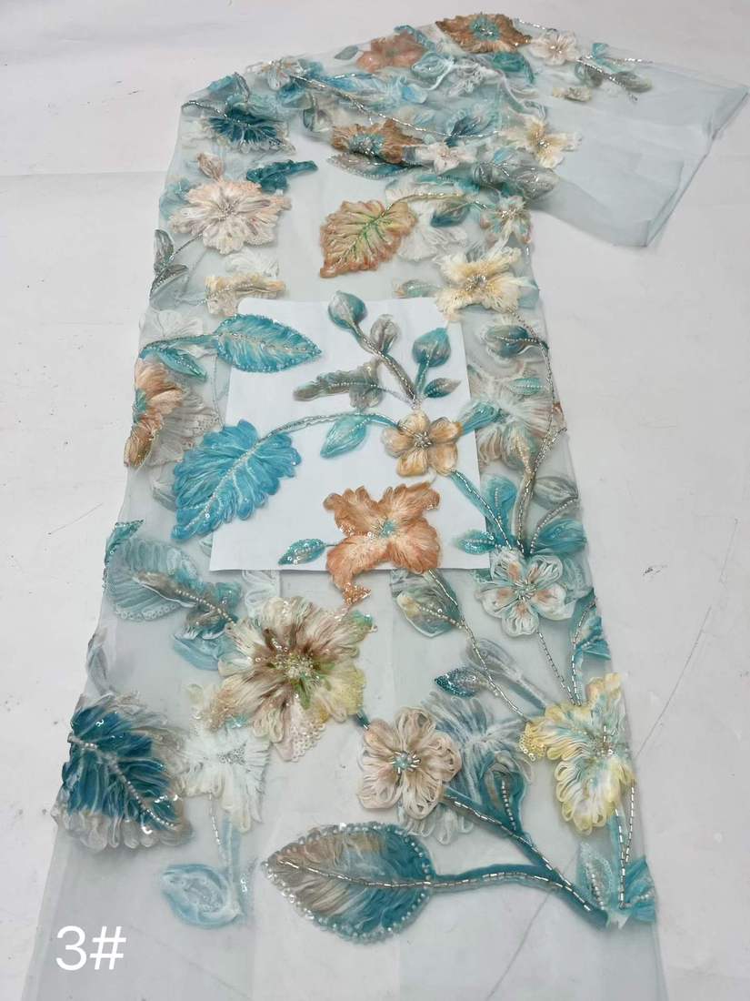 Embroidered Lace — HX-3953 — عرض 4