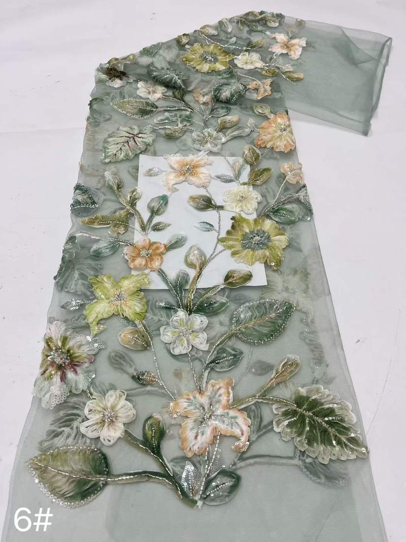 Embroidered Lace — HX-3953 — عرض 8