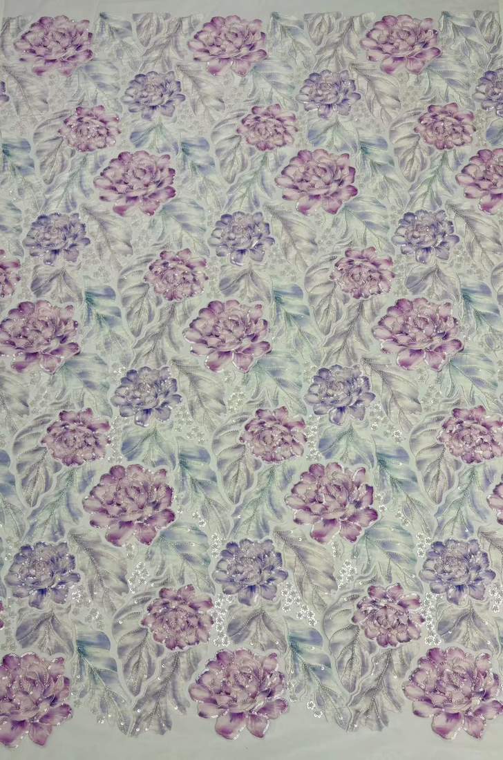 Embroidered Lace — HX-4002 — vista 6