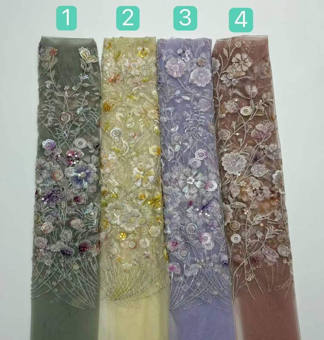 Embroidered Lace — HX-4003 — Embroidered Lace — HX-4003