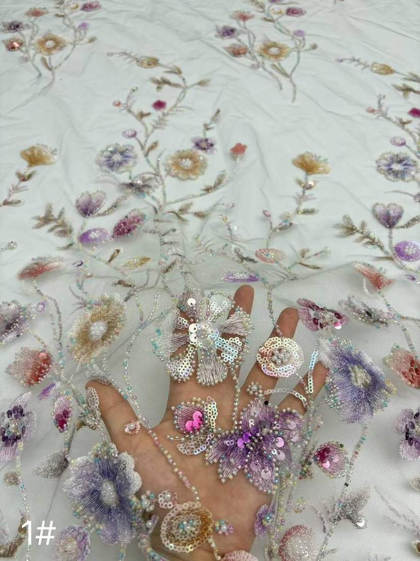 Embroidered Lace — HX-4003 — view 3