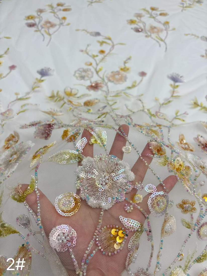 Embroidered Lace — HX-4003 — vista 5