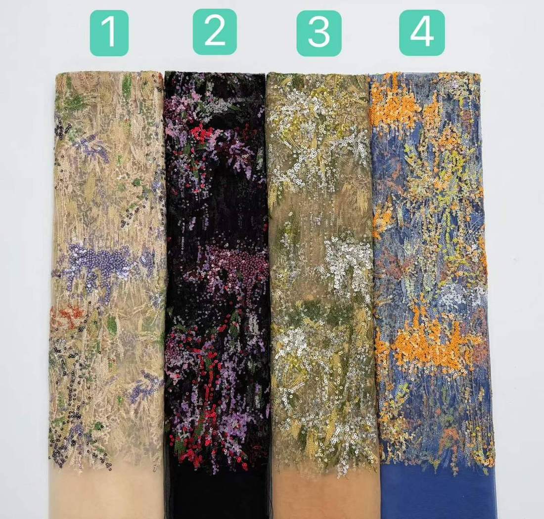 Embroidered Lace — HX-4027 — Embroidered Lace — HX-4027