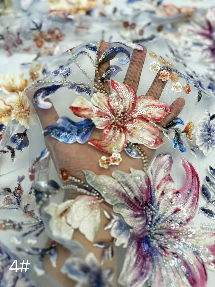 Embroidered Lace — HX-4032 — vista 4