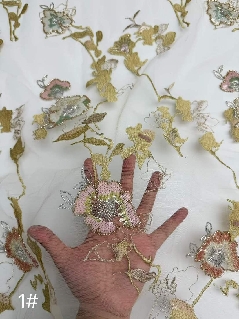 Embroidered Lace — HX-4073 — عرض 4