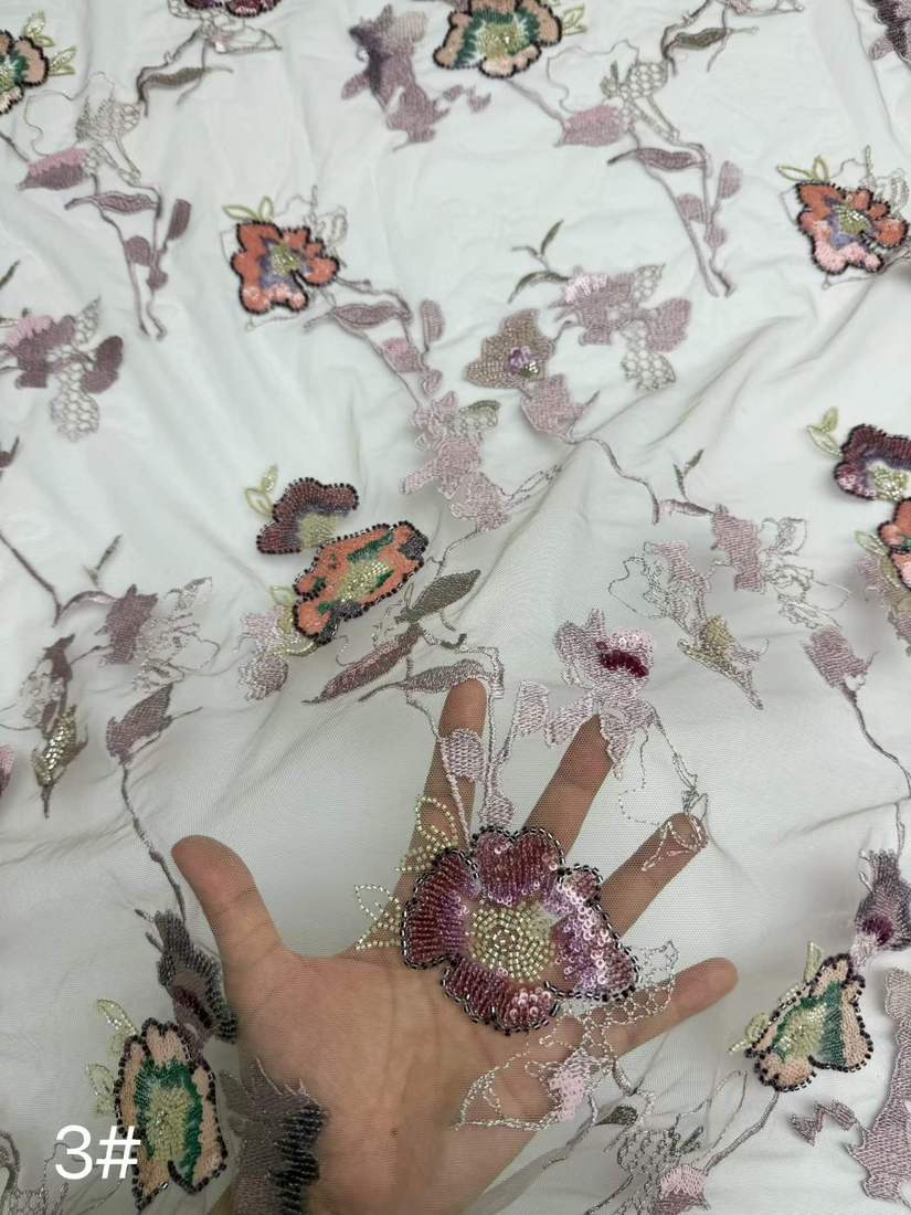 Embroidered Lace — HX-4073 — عرض 8