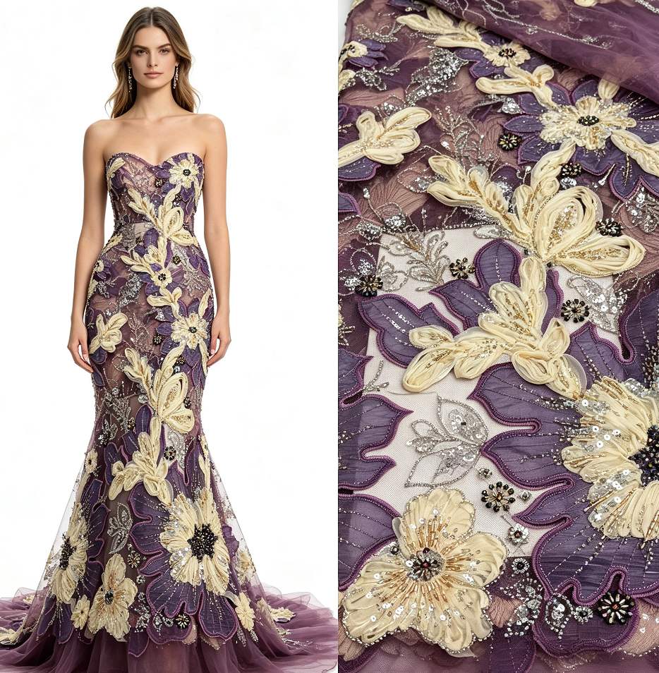 Embroidered Lace — HX-4101 — عرض 4