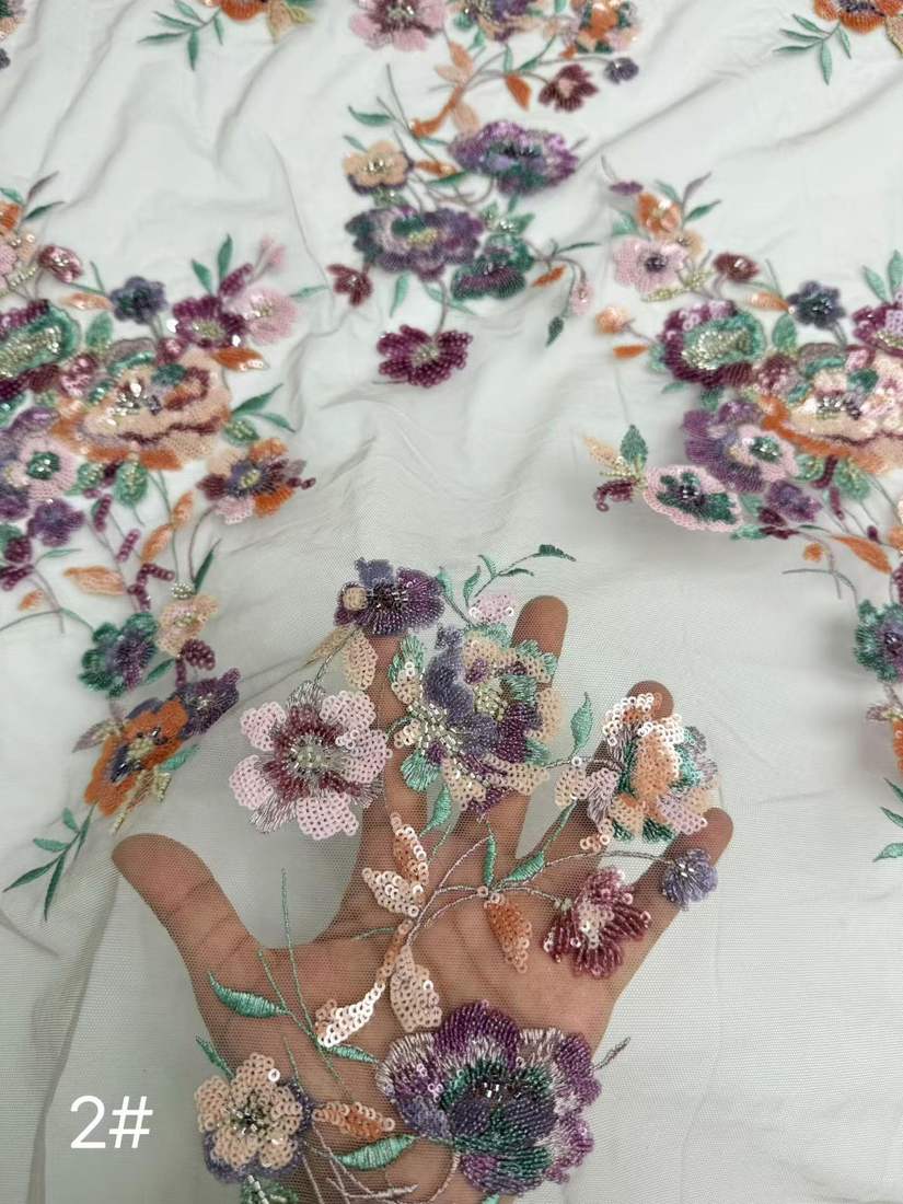 Embroidered Lace — HX-4128 — عرض 8