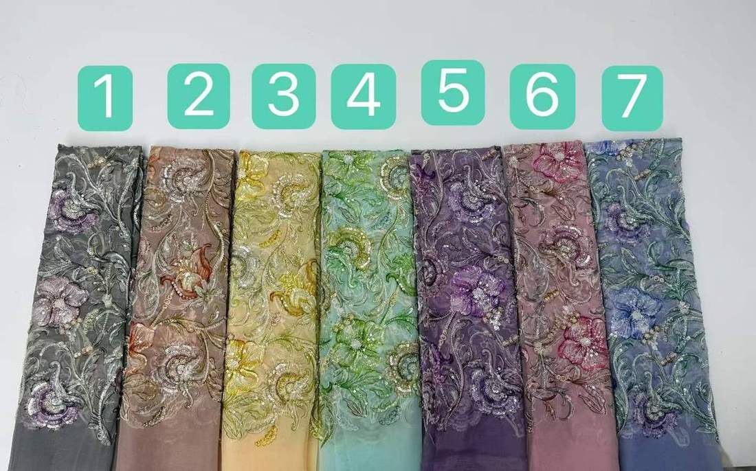 Embroidered Lace — HX-4140 — view 2