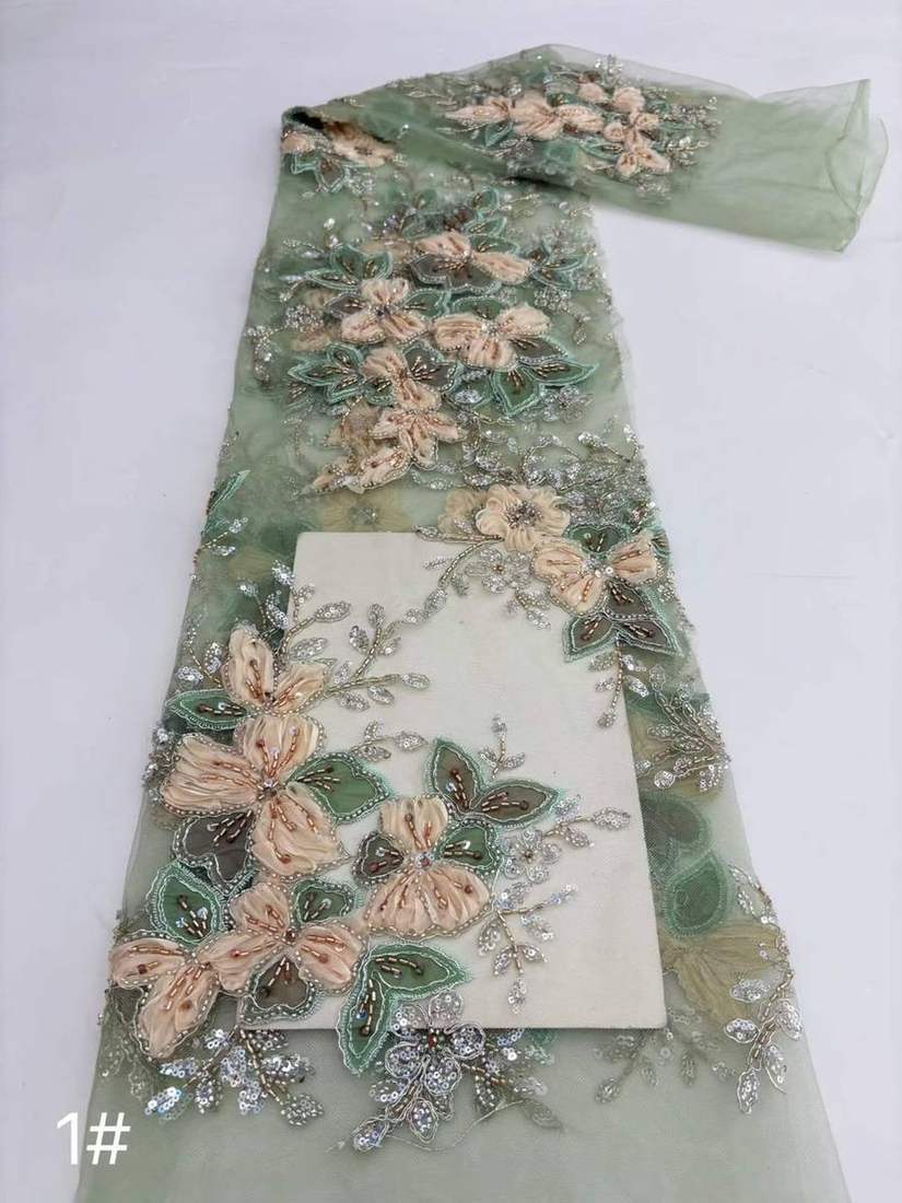 Embroidered Lace — HX-4184 — view 2