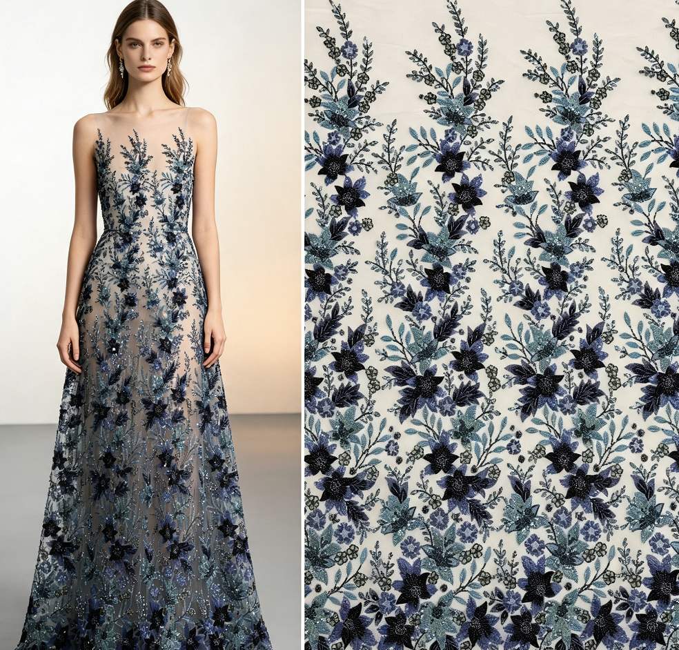 Embroidered Lace — HX-4209 — عرض 5