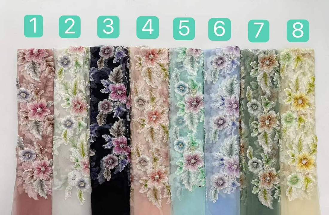 Embroidered Lace — HX-4253 — Embroidered Lace — HX-4253