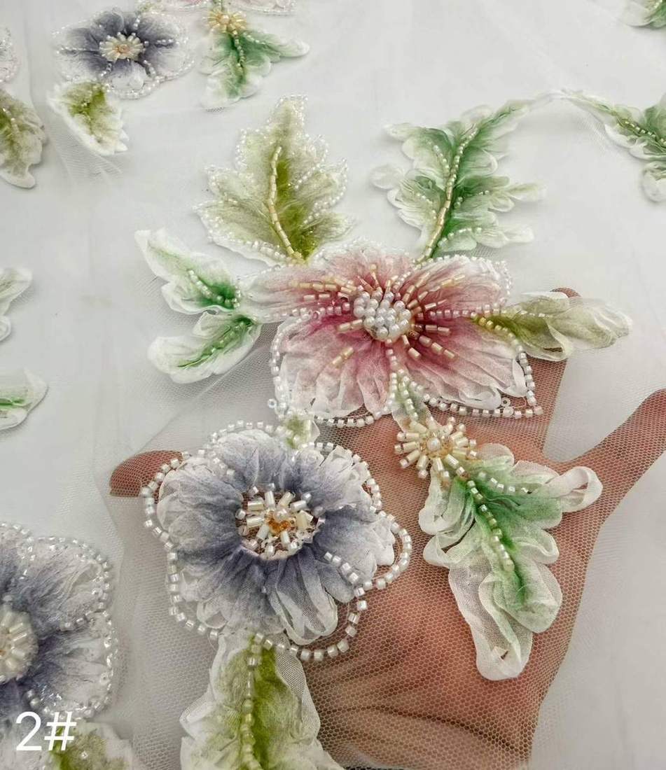 Embroidered Lace — HX-4253 — view 3