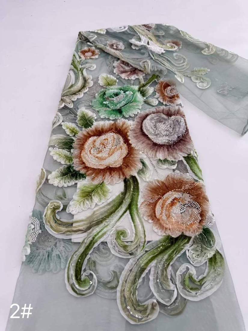 Embroidered Lace — HX-4258 — view 3