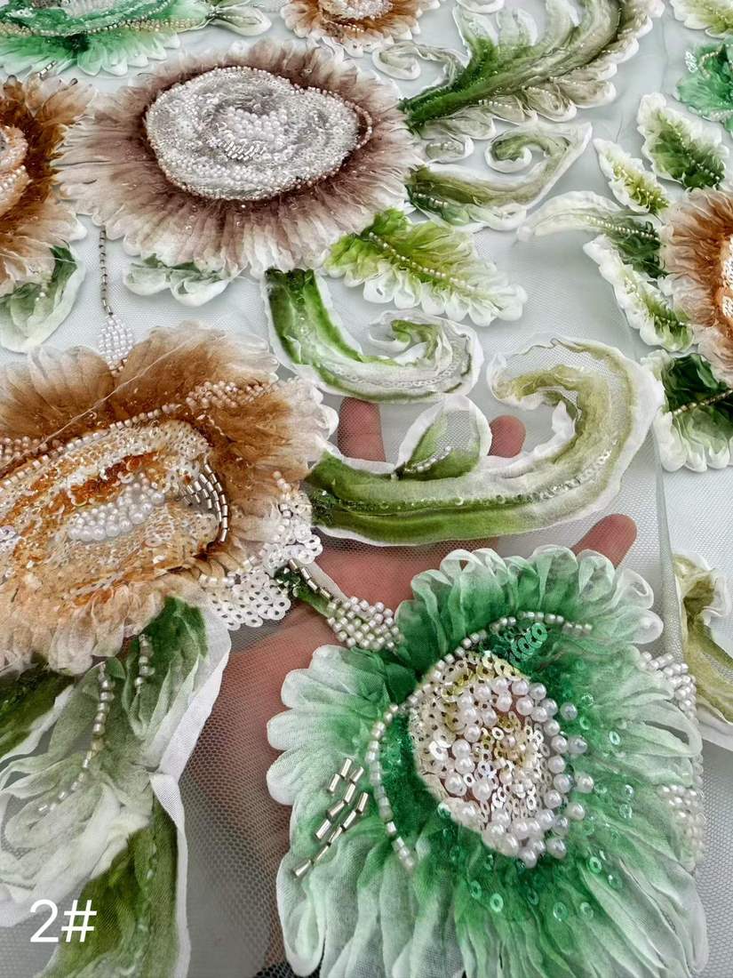 Embroidered Lace — HX-4258 — vista 4