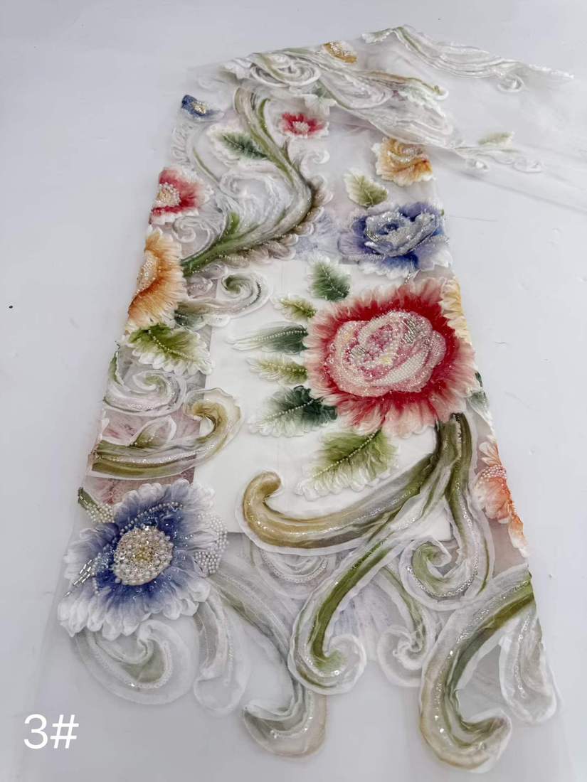 Embroidered Lace — HX-4258 — vista 5