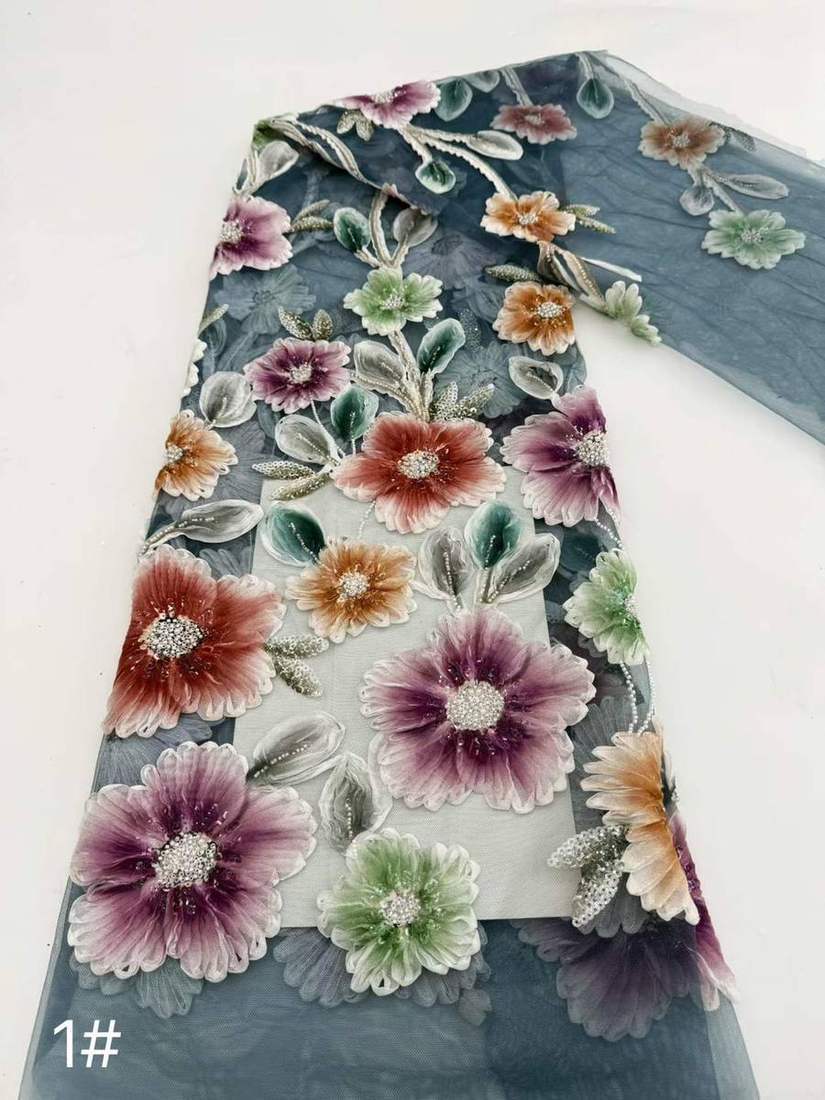Embroidered Lace — HX-4259 — view 2