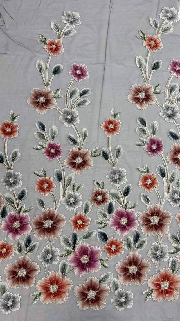 Embroidered Lace — HX-4259 — view 3