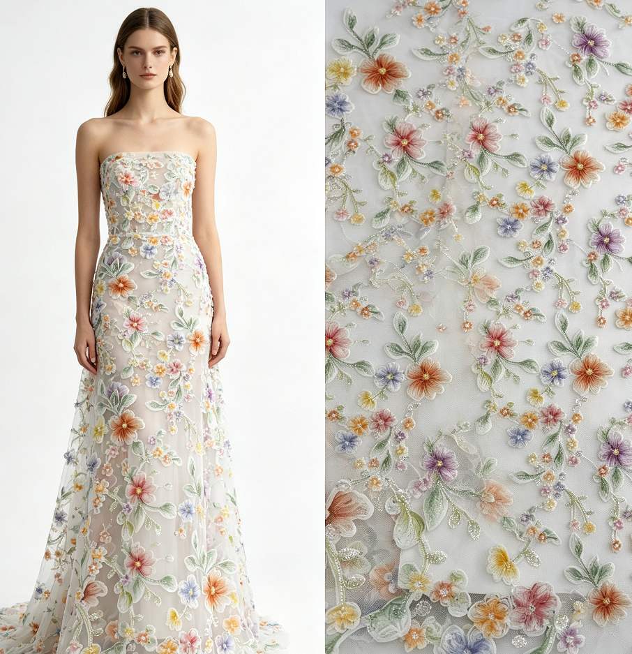 Embroidered Lace — HX-4273 — vista 5