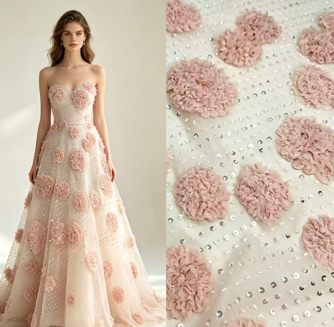 Embroidered Lace — HT-7927 — عرض 5