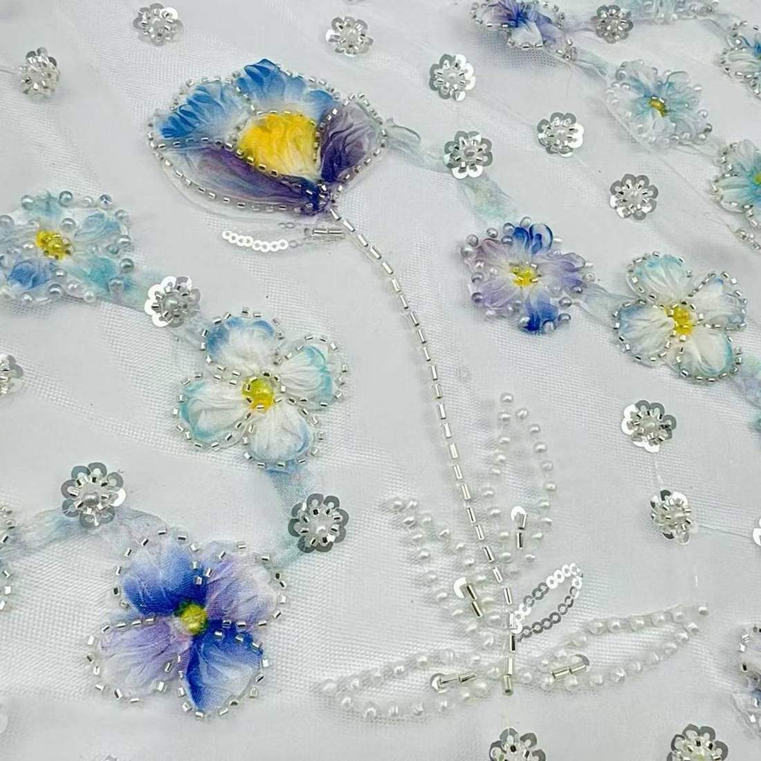 Embroidered Lace — HT-7950 — view 3