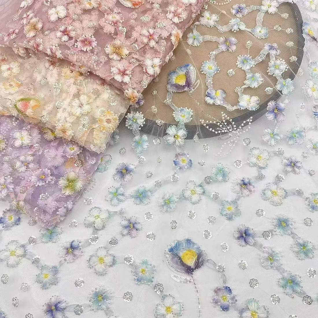 Embroidered Lace — HT-7950 — عرض 4