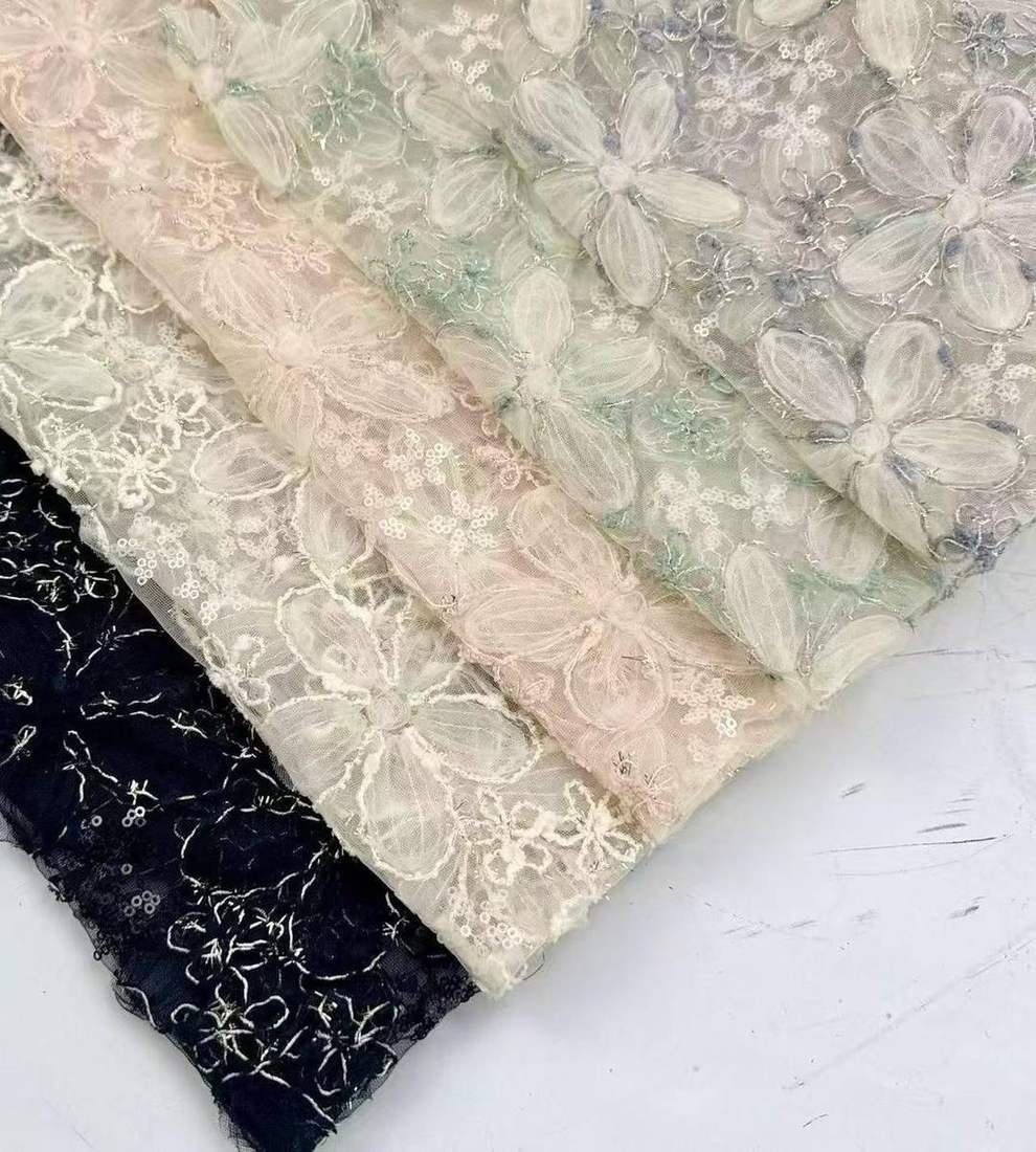 Embroidered Lace — HT-8100 — Embroidered Lace — HT-8100