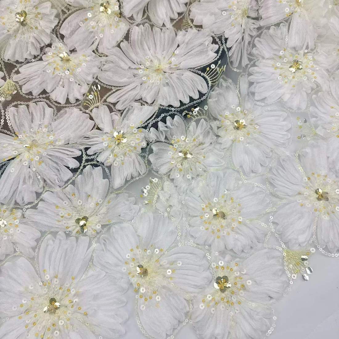Embroidered Lace — HT-8698 — vista 4