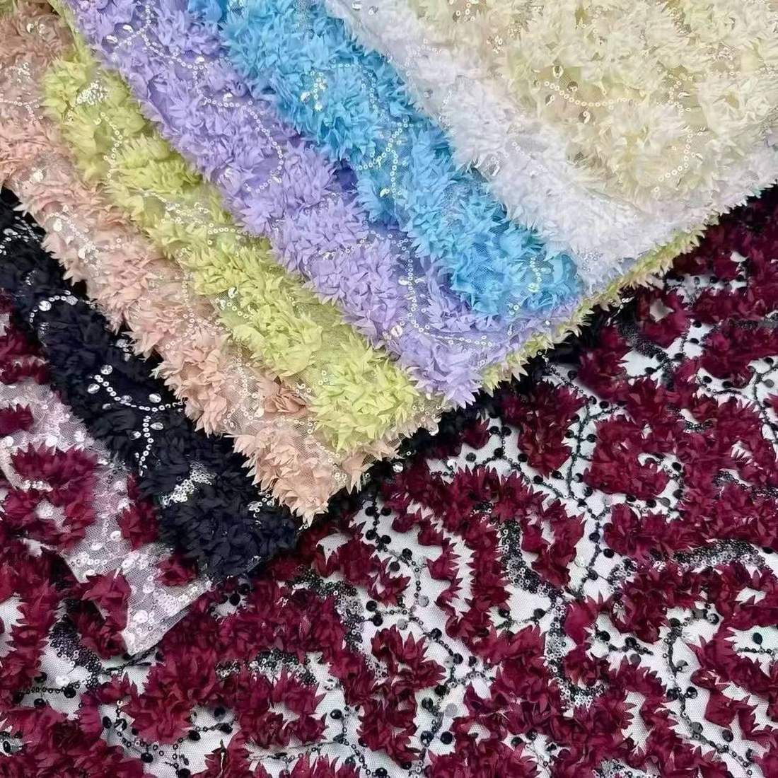 Embroidered Lace — HT-8769 — view 3