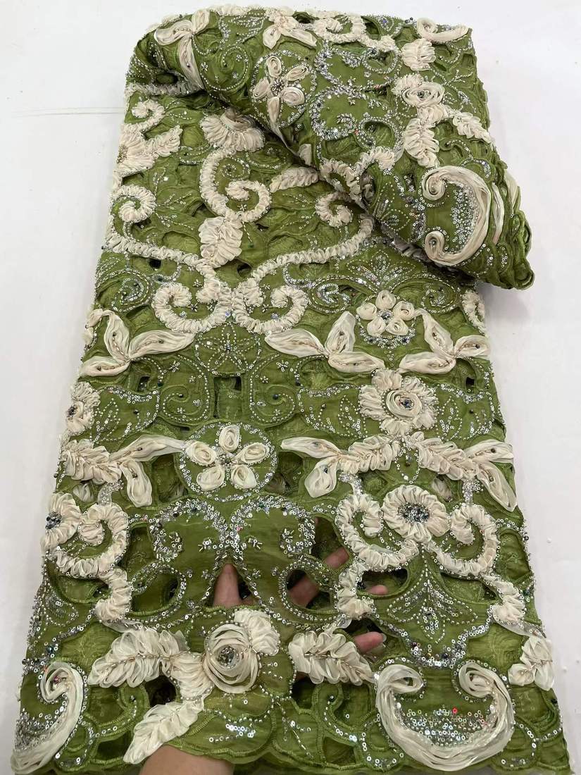 Embroidered Lace — XC-8296 — عرض 4