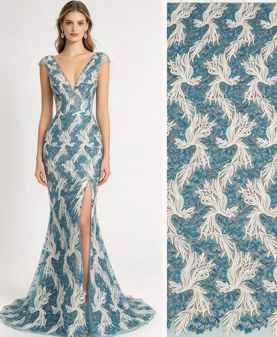 Embroidered Lace — JCH-1213 — view 2