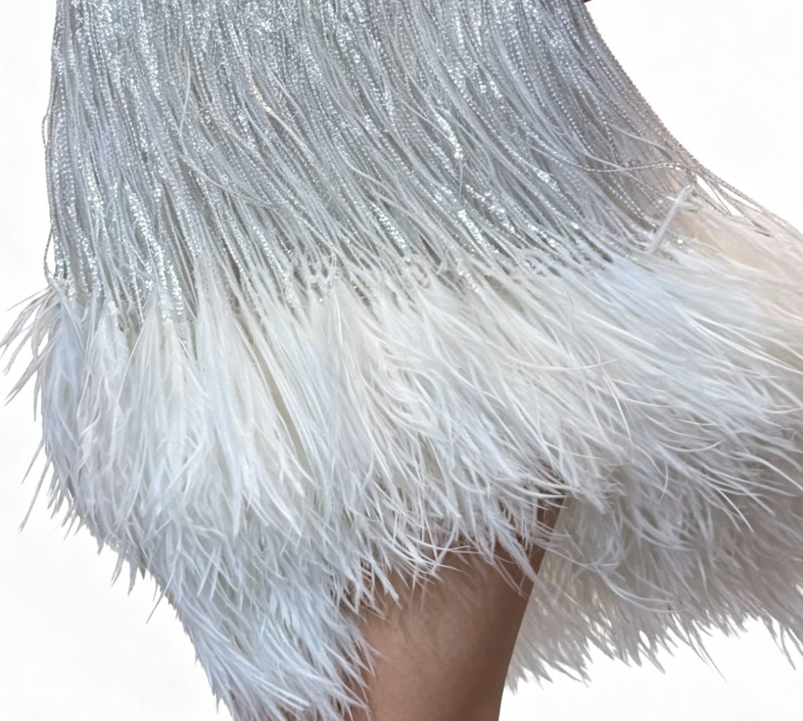 Feather Fringe Trim — 801 — view 2