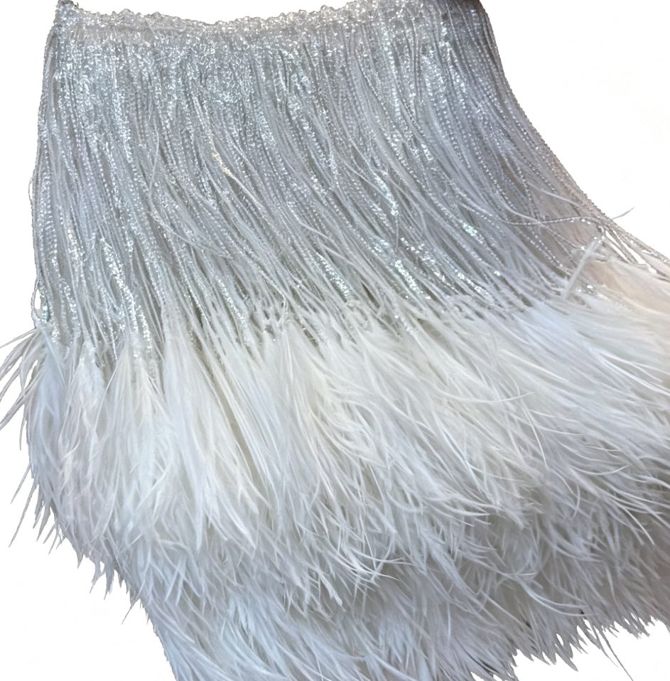Feather Fringe Trim — 801 — view 3