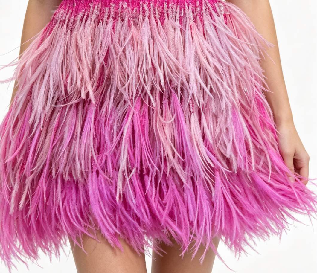 Feather Fringe Trim — 802 — عرض 5