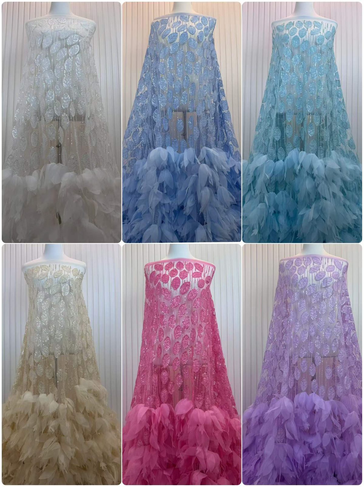 Feather Fringe Trim — 805 — view 3