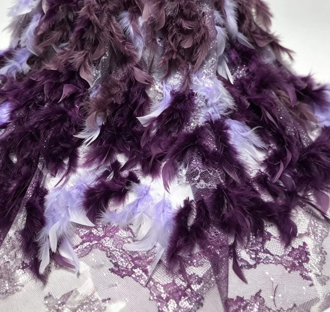 Feather Fringe Trim — YMW0010 — عرض 5