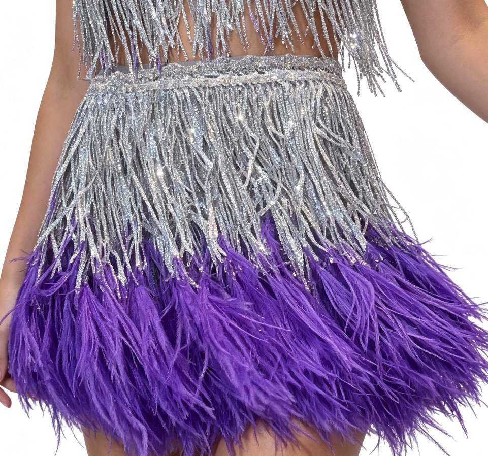 Feather Fringe Trim — YMW-800 — عرض 4