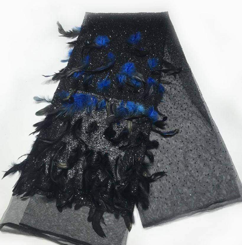Feather Fringe Trim — YMW-YMW001 — Feather Fringe Trim — YMW-YMW001