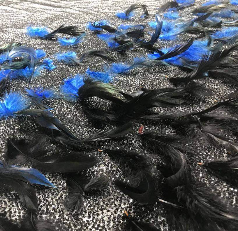 Feather Fringe Trim — YMW-YMW001 — view 3