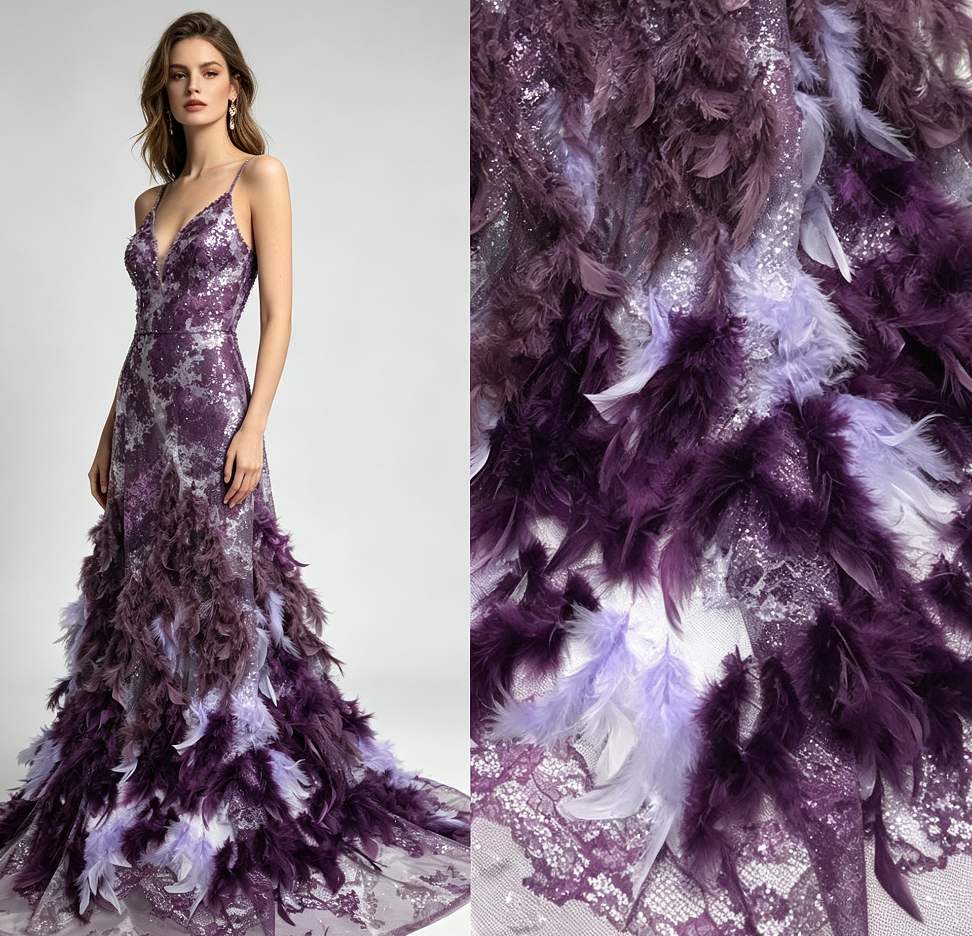 Feather Fringe Trim — YMW-YMW0010 — vista 6