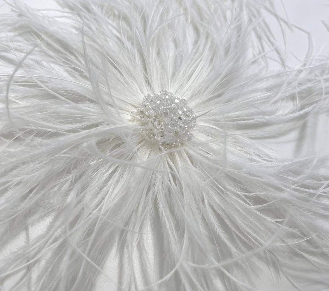 Feather Fringe Trim — YMW-YMW005 — Feather Fringe Trim — YMW-YMW005