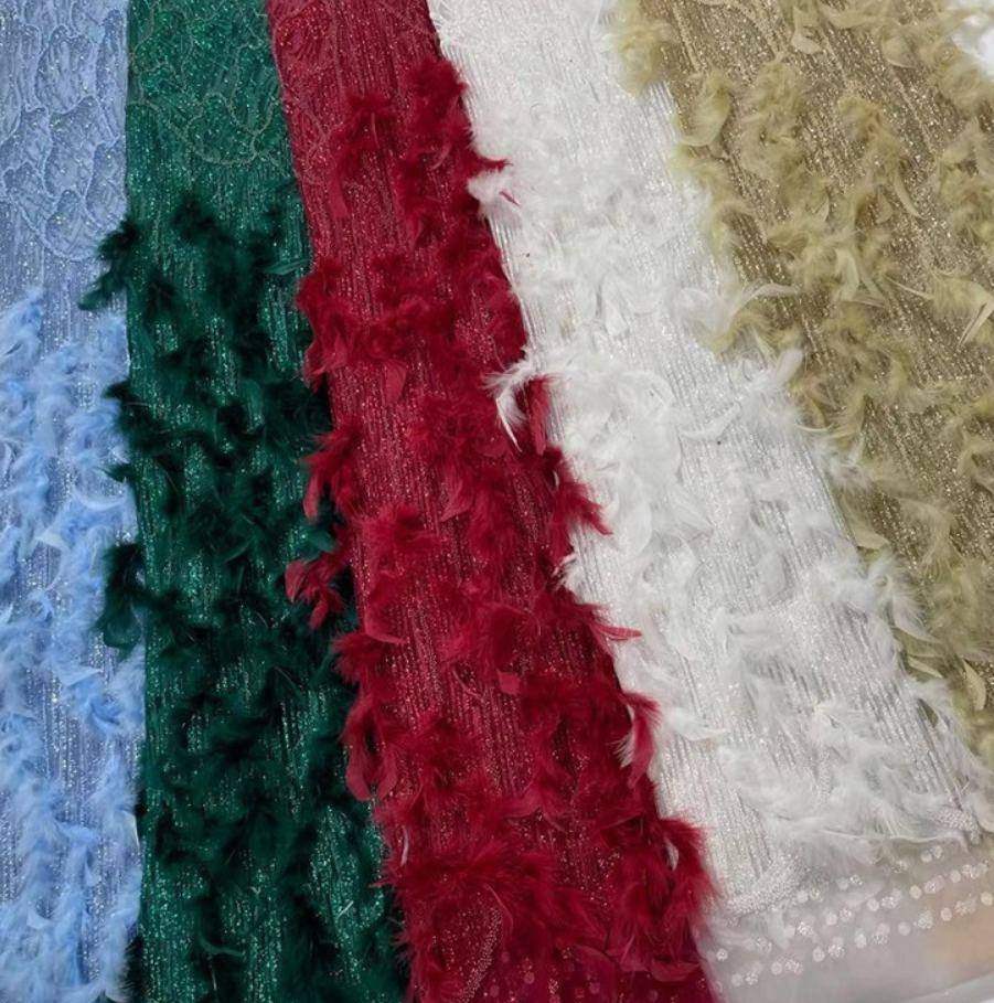 Feather Fringe Trim — YMW-YMW007 — view 2