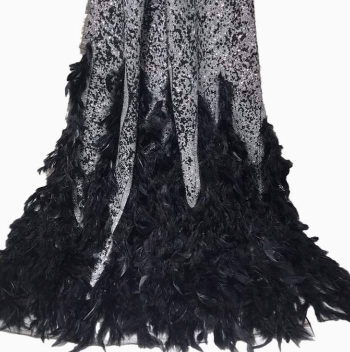 Feather Fringe Trim — YMW-YMW008 — عرض 5