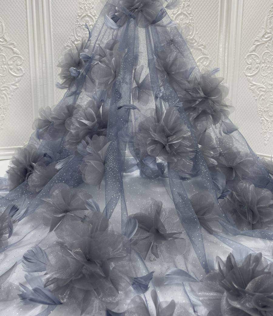Feather Fringe Trim — YMW-YMW012 — Feather Fringe Trim — YMW-YMW012